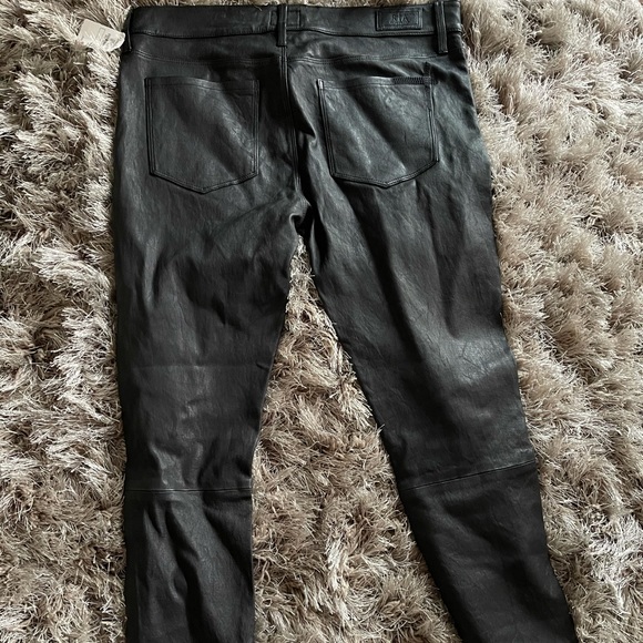 RTA Dylan Distressed Leather Jeans - Picture 2 of 4